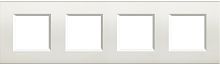 Рамка прямоугольная Legrand BTicino LivingLight 8 мод белый картинка